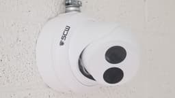 A Deputy installed on concrete with the electrical mounting box and conduit.