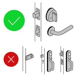 The Eufy Wi-Fi Smart Doorlock requires a door with a separate deadbolt and latch.   The Eufy will replace your deadlock.