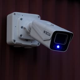 The Commander features a red and blue blinking light and improved speaker, making it one of our best active deterrence cameras. 