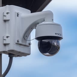 The Bastion installed on an arm mount and PTZ electrical box mount