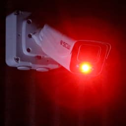 The Commander features a red and blue blinking light and improved speaker, making it one of our best active deterrence cameras. 