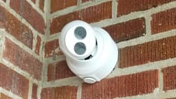 A Deputy v1 installed on brick with the electrical mounting box