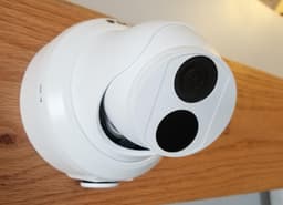 A Deputy installed on wood with the electrical mounting box