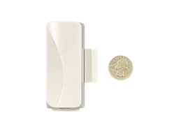 The screw in door sensor is considerably larger than the standard stick on sensor.