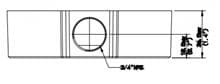 EBM26DFT, dimensions, side
