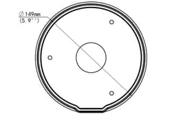 EBM26P - dimensions, top