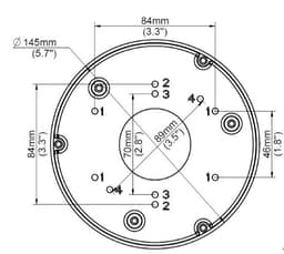 Electrical Box Transfer Plate for Radius and Judge - EBM26TP - Detail