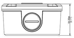 Electrical Box Mount for The Warrior 8.0 v1 - EMB26BF8, SIDE