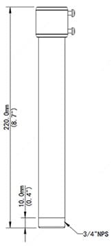 PM26DF-200 dimensions, side