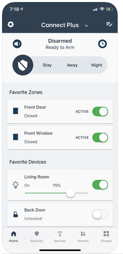 SCW Shield allows you to arm or disarm your system easily from your phone or tablet.