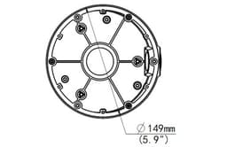 TMB26P - dimensions, top