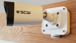 A Warrior installed on wood with the electrical mounting box.