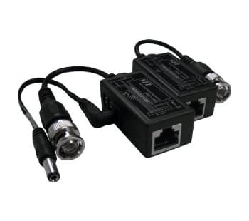 Passive Video Cat5 Balun (with power) SCW-B303