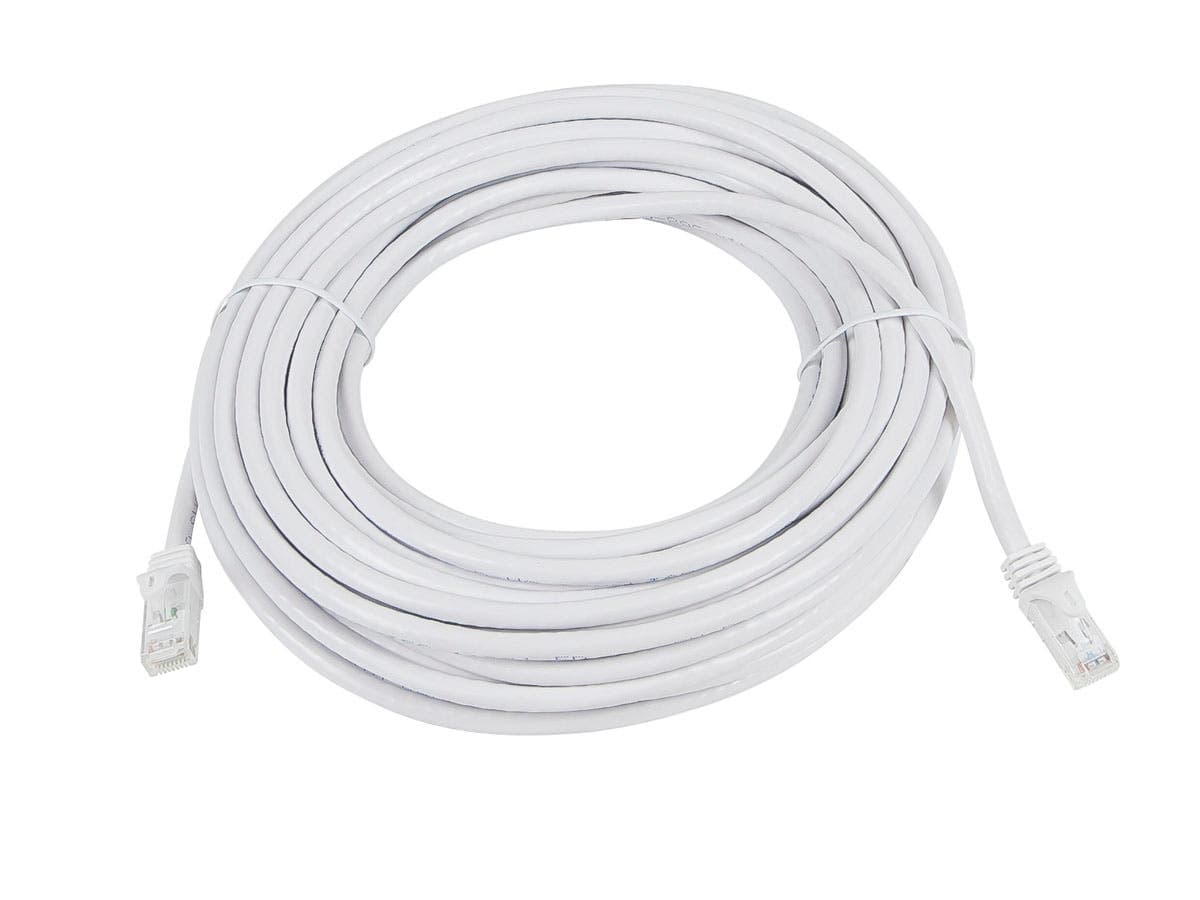 50 Foot Pre-made Cat5e Cable White
