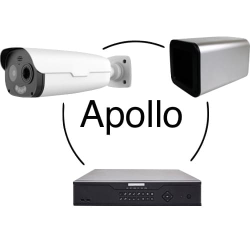 The Apollo is a fever detection system that includes a dual spectrum thermal camera, blackbody, and NVR.