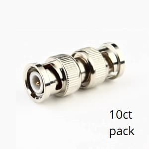 BNC Male to BNC Male Connector (10pk) SCW-C110