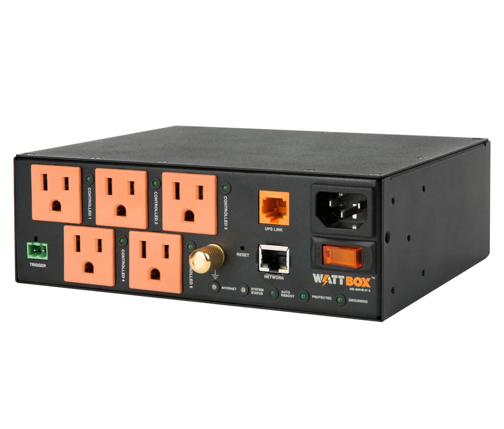 WattBox® IP Power Conditioner (VersaBox) with OvrC Home | 5 Controlled Outlets