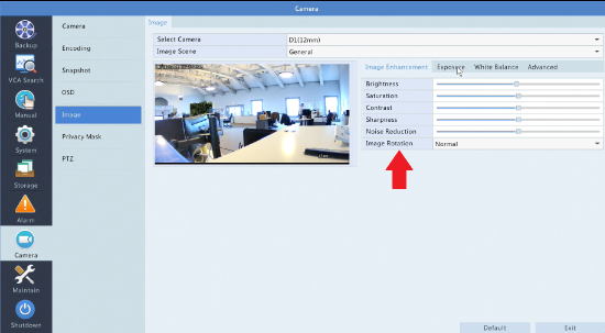vanguard executive super networker motion recording setup, web interface