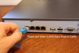 Cat5 Plug and Play POE with Admiral NVRs