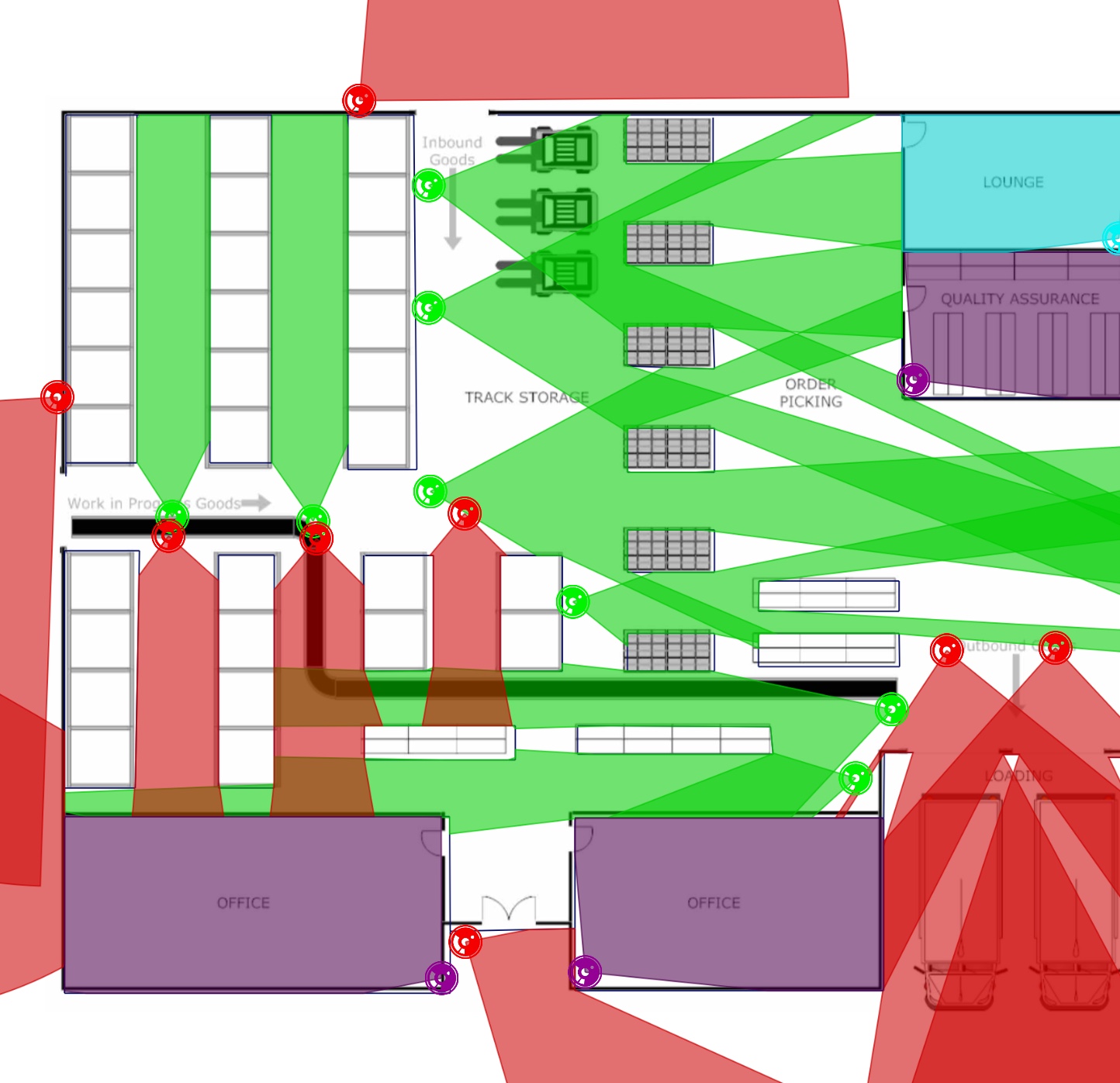 camera placement for safety gear compliance use case