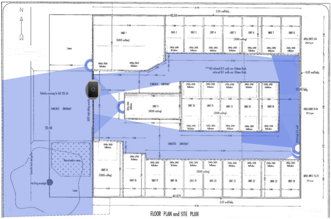 indoor unit access and security