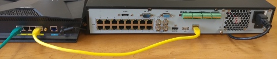 router to NVR