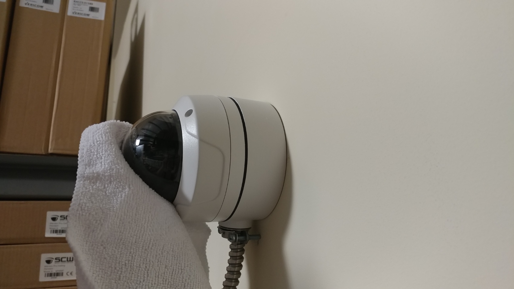 wall mounted dome security camera