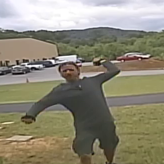 A face at 10 FT, recorded with a 700 TVL cctv camera with a wide angle lens