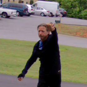 A face at 25 FT, recorded with a 4MP camera with a wide angle lens