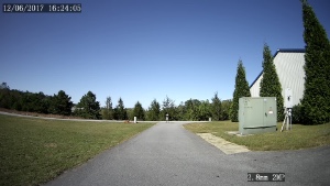 view at 100 feet from a 2.8mm 110 degree FOV lens 1080P security camera