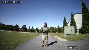 view at 10 feet from a 2.8mm 101 degree FOV lens  4MP security camera
