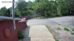 view of person at 75 feet from a 2.8mm 95 degree FOV lens 2MP security camera