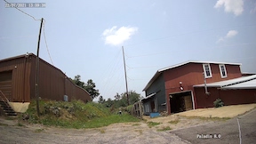 view at 100 feet from a 112 80 degree FOV lens 4K security camera
