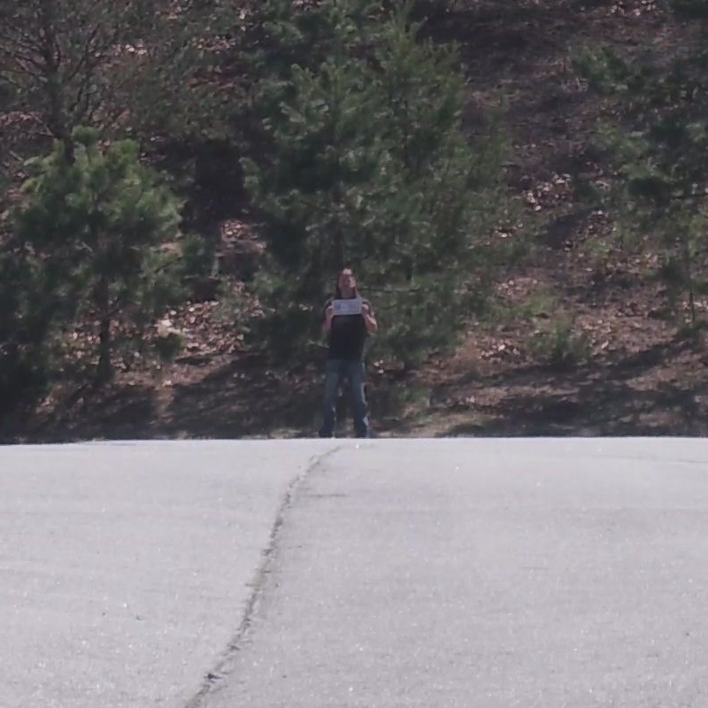 A face at 200 ft, recorded with a 4k IP camera with a 35 degree lens