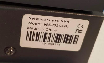 networker line nvr label