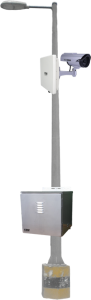 Outdoor Light-Post Powered Security Cameras