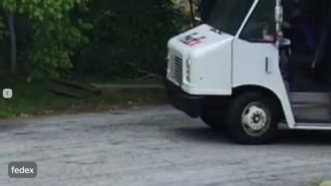 fedex delivery vehicle
