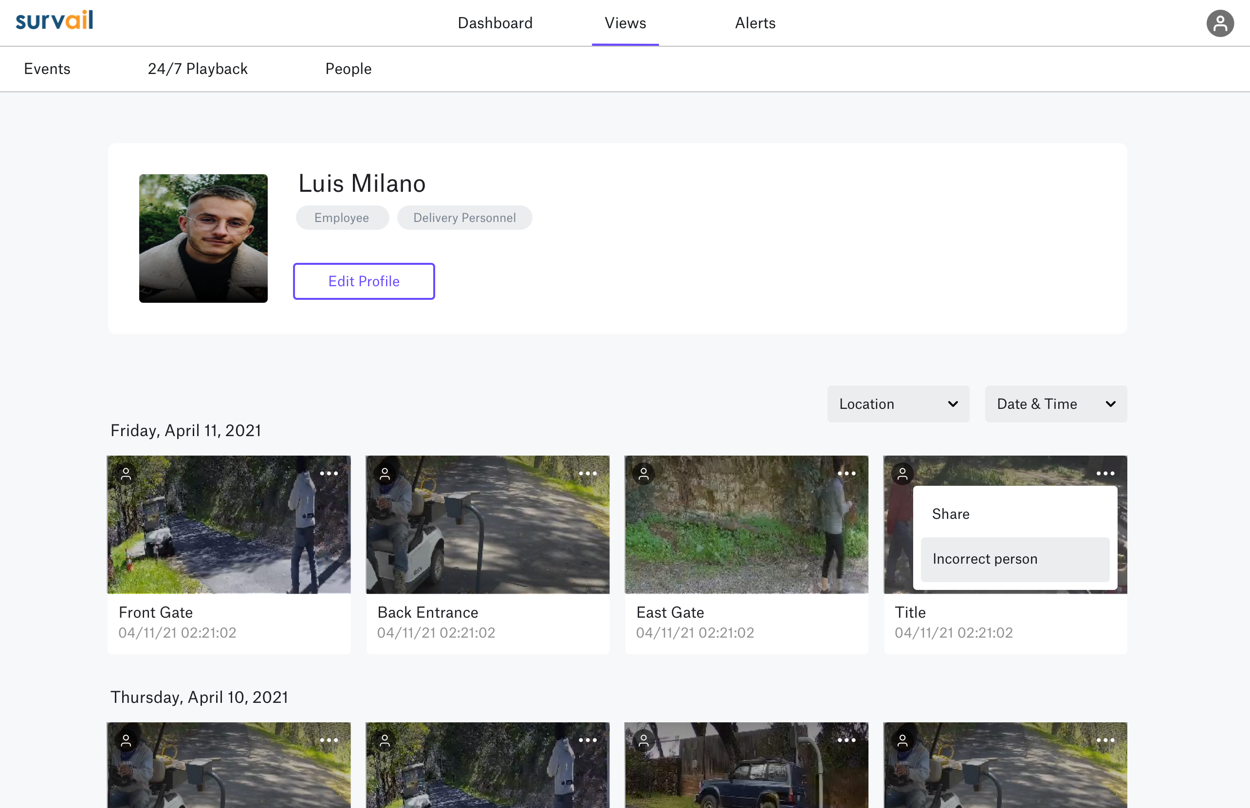 person re id ui