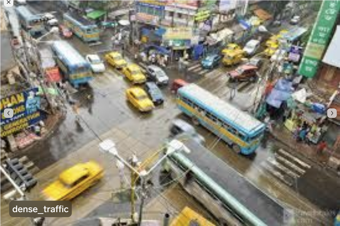 traffic jam dense traffic