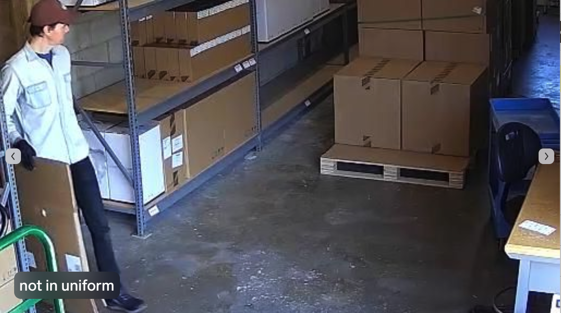 person not in uniform