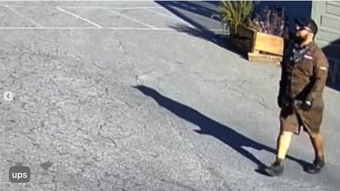 person in ups uniform