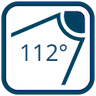 112 degree lens