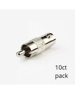 BNC Female to RCA Male Connectors (10pk) SCW-C106