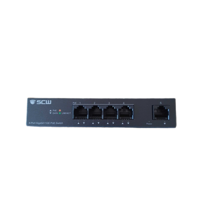 SCW 4 + 1 Port Gigabit PoE Switch - SW05PEXT-V3