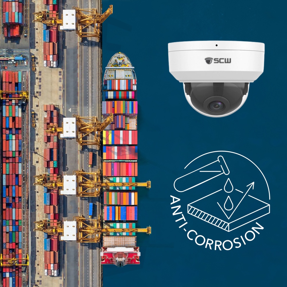 The Sheriff 8.0 v2 with Anti-Corrosion - IK10, Dacromet Anti-Corrosion 4K Dome Camera