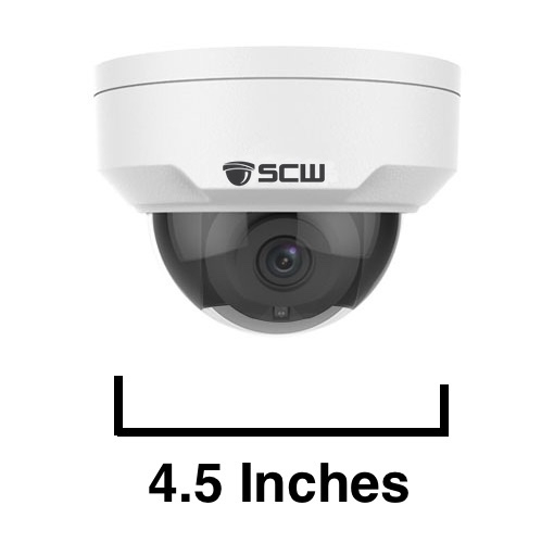 The Sheriff 8.0 - 26DF8M-IK10 - 4K (8MP = 4x1080P) Vandal Proof Fixed Wide Angle Lens IK10 Dome Camera
