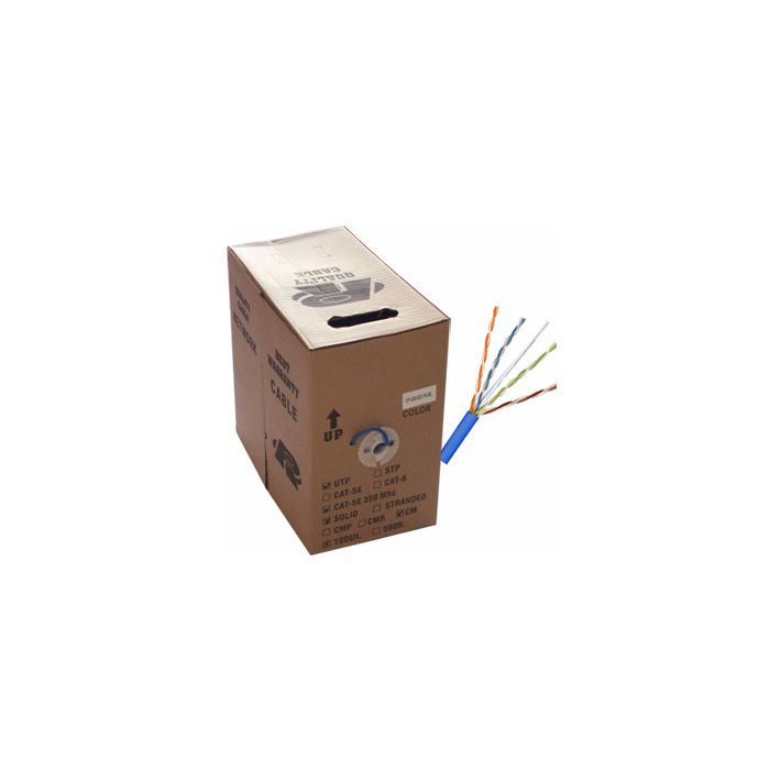 1000ft Network PLENUM rated CAT6, PVC, FULL COPPER (Commercial Grade) SCW-NCC6-1000PL