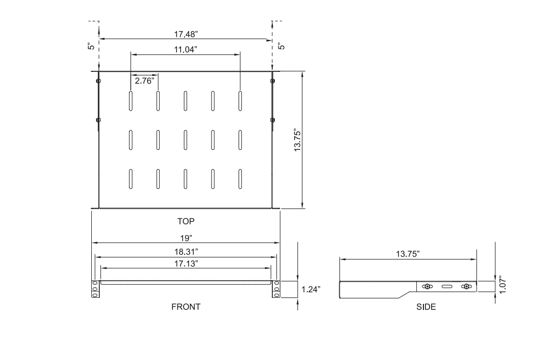 Adjustable Cantilever shelf