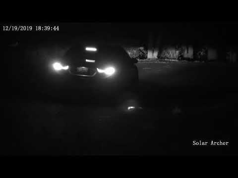 License Plate Night Footage - The Archer 2.0