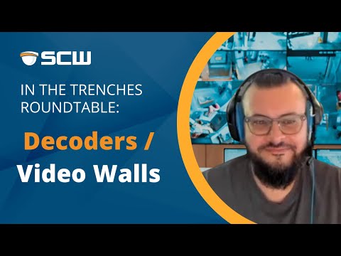 Security camera decoders and video walls